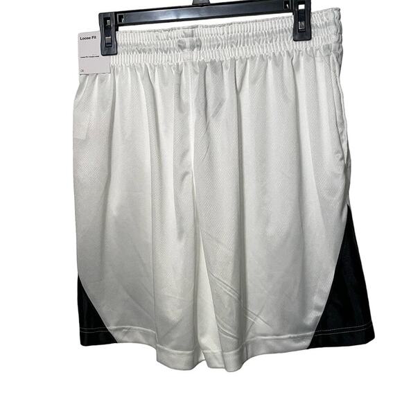 Nike White and Black Athletic Shorts NWT - Picture 3 of 6